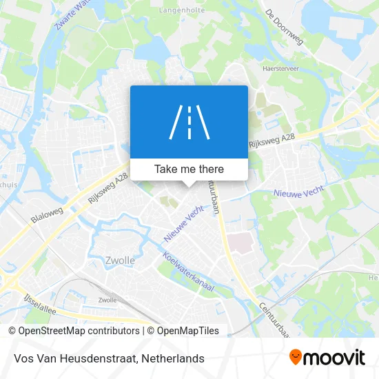 Vos Van Heusdenstraat map