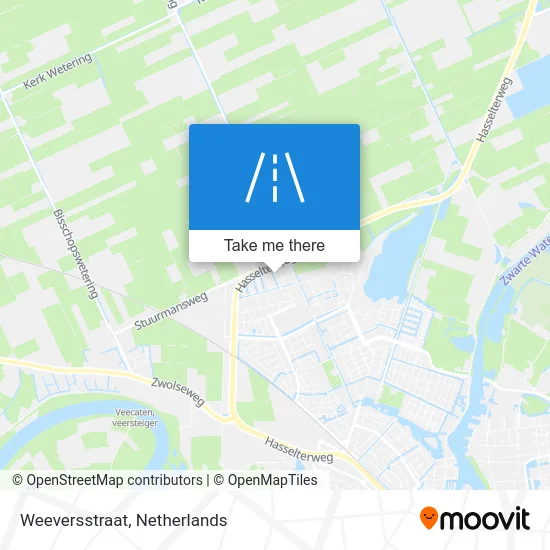 Weeversstraat map