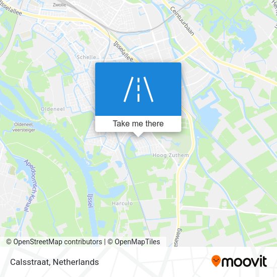 Calsstraat map