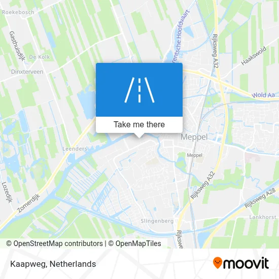 Kaapweg map