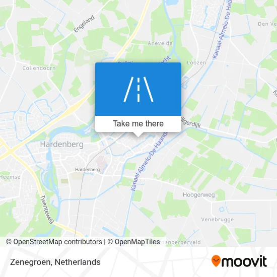 Zenegroen map