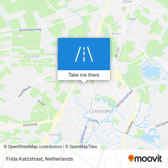 Frida Katzstraat map