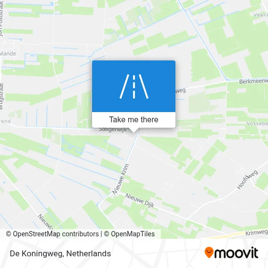 De Koningweg map