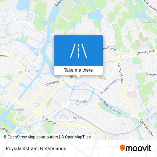 Ruysdaelstraat map