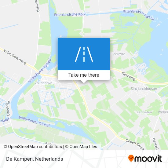 De Kampen map