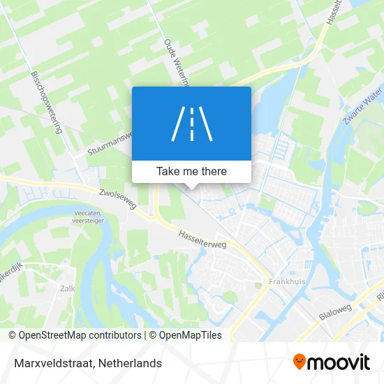 Marxveldstraat map