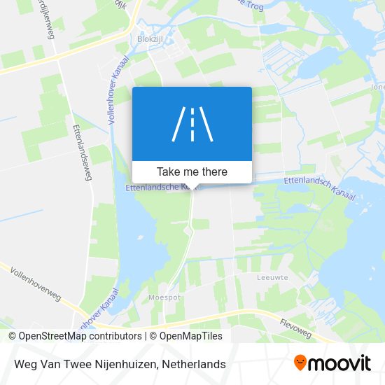 Weg Van Twee Nijenhuizen map