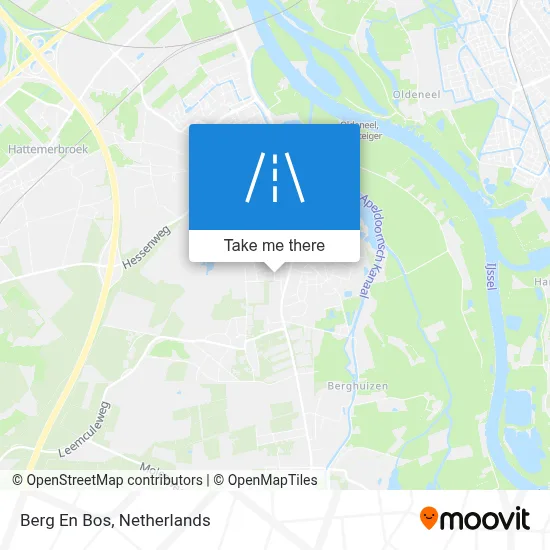 Berg En Bos map