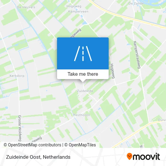 Zuideinde Oost map