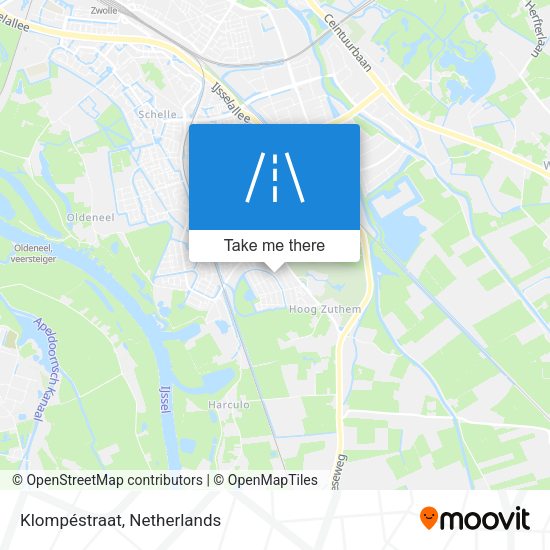 Klompéstraat map