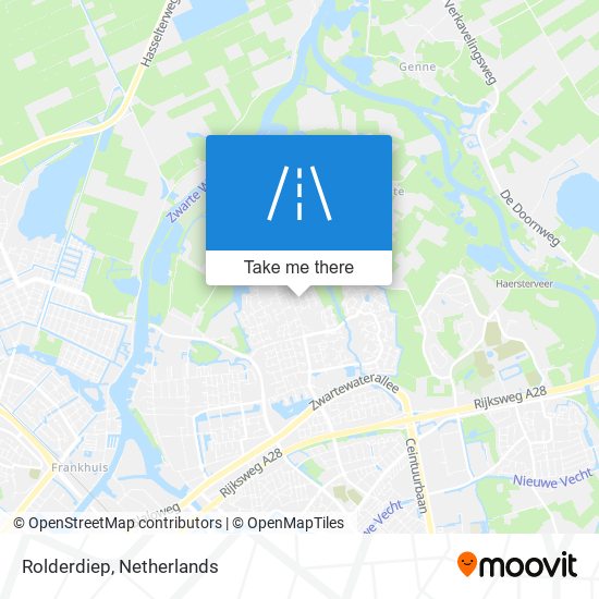 Rolderdiep map