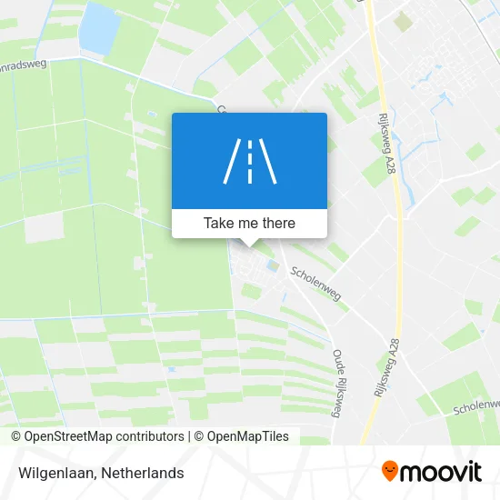 Wilgenlaan map