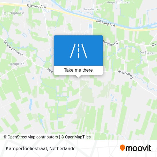 Kamperfoeliestraat map