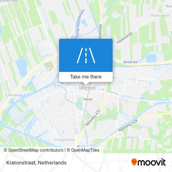 Kratonstraat map