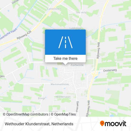 Wethouder Klunderstraat map