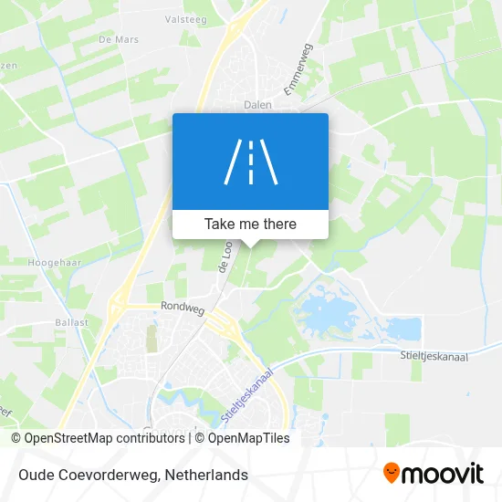 Oude Coevorderweg map