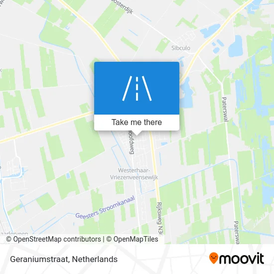Geraniumstraat map