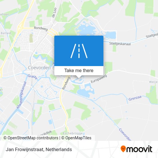Jan Frowijnstraat map
