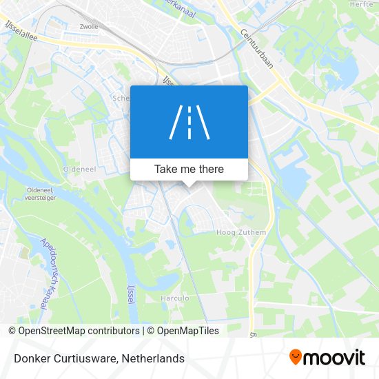 Donker Curtiusware map