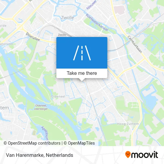 Van Harenmarke map