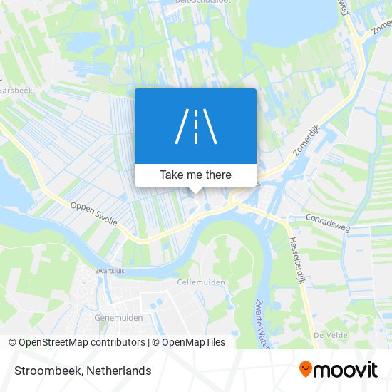 Stroombeek map