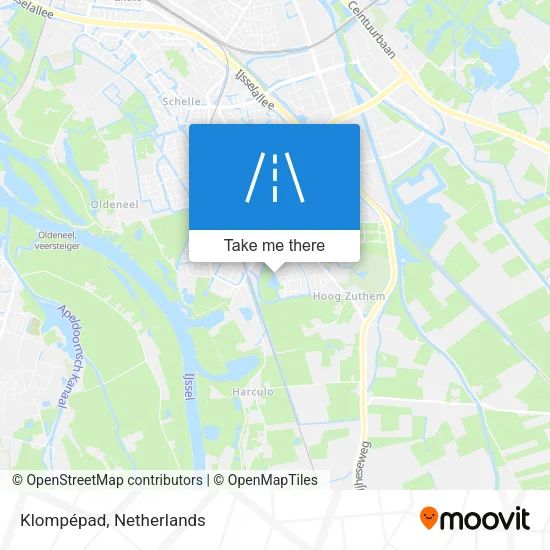 Klompépad map