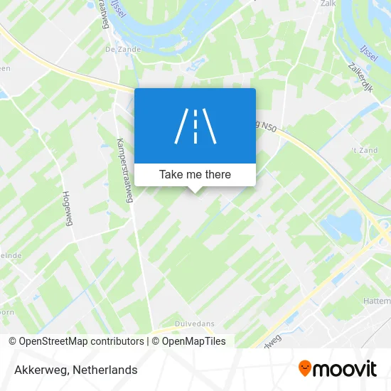 Akkerweg map