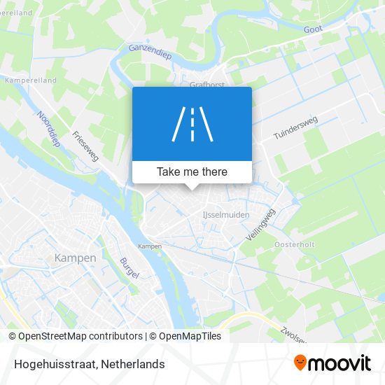 Hogehuisstraat map