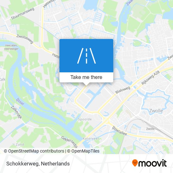 Schokkerweg Karte