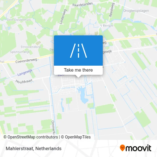 Mahlerstraat map