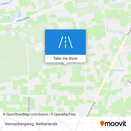 Vennenbergweg map