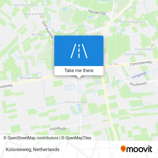 Kolonieweg map