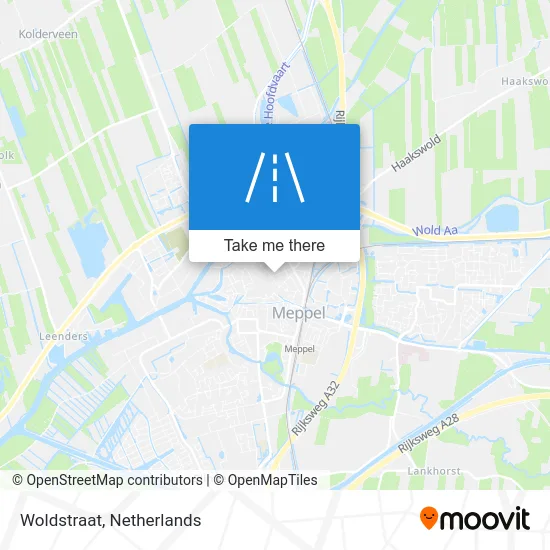 Woldstraat map