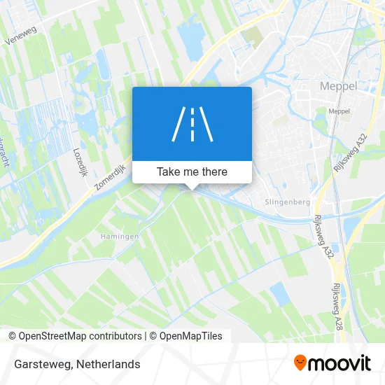 Garsteweg map