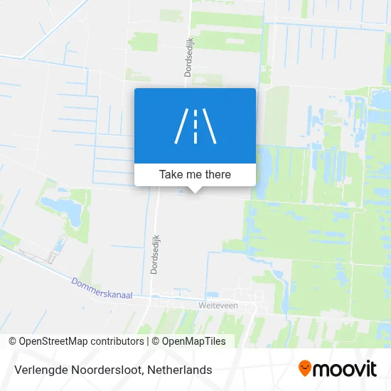 Verlengde Noordersloot map