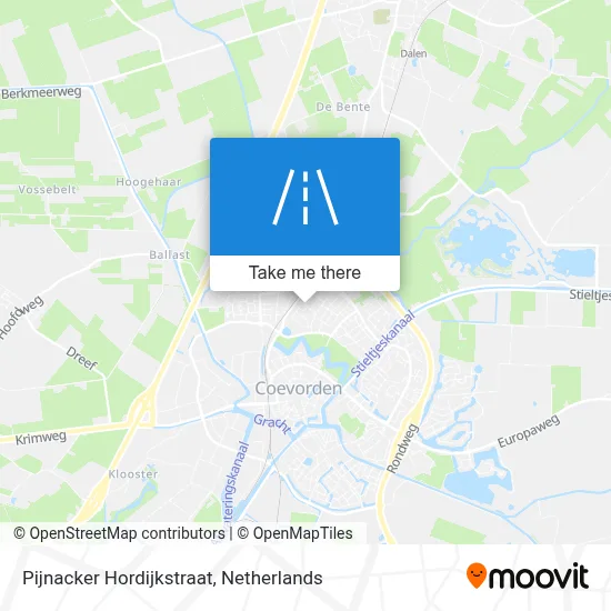 Pijnacker Hordijkstraat map