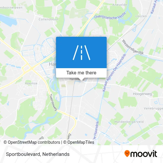 Sportboulevard map