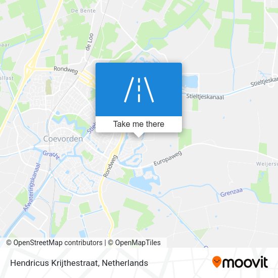 Hendricus Krijthestraat map