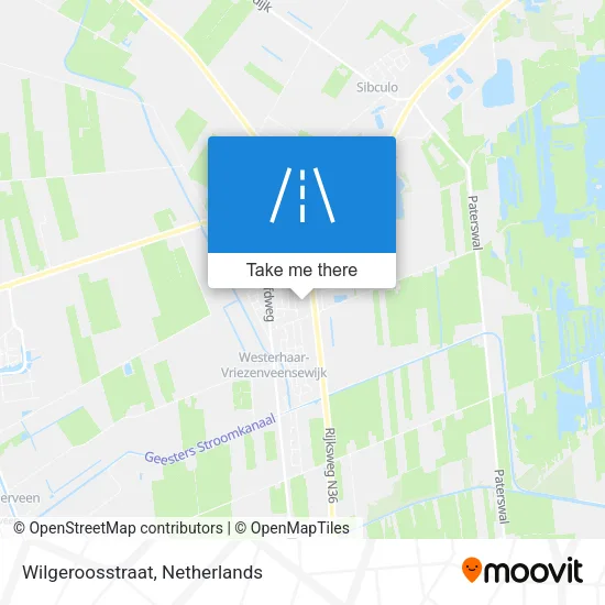 Wilgeroosstraat map