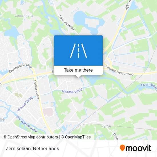 Zernikelaan map