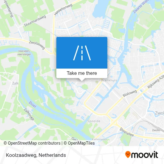 Koolzaadweg map