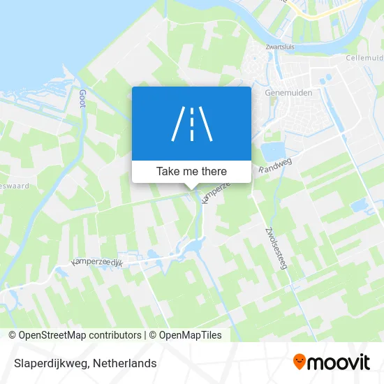 Slaperdijkweg map