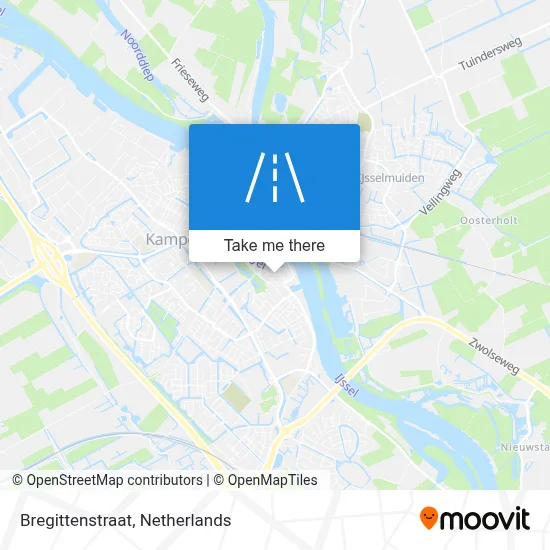 Bregittenstraat map