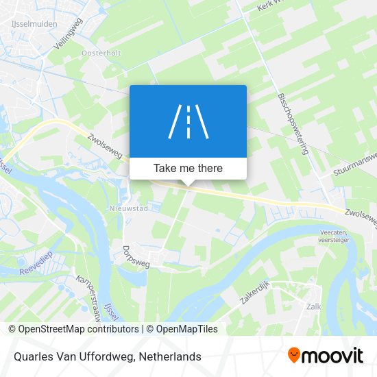 Quarles Van Uffordweg map