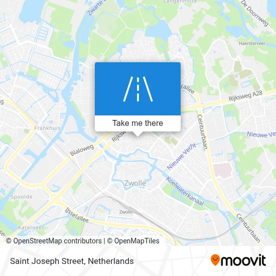 Sint Josephstraat map
