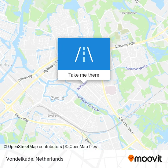 Vondelkade map