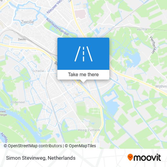 Simon Stevinweg Karte