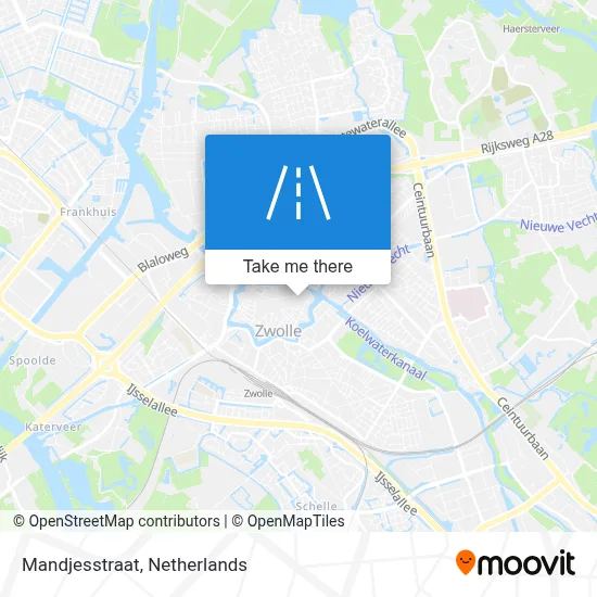 Mandjesstraat map