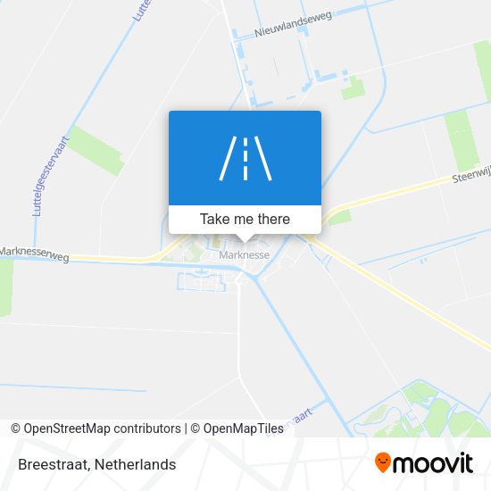 Breestraat map