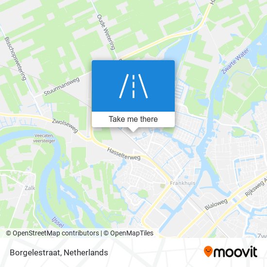 Borgelestraat map